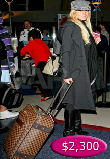 Lindsay Lohan Style: Louis Vuitton Olympe Stratus GM - PurseBlog